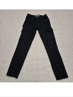 Levis Jeans 721 High Rise Skinny Ankle Black Denim Jeans Women's Size 25 Twill